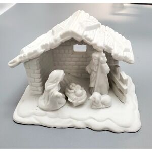Adorable Mini Ceramic Nativity Set‎